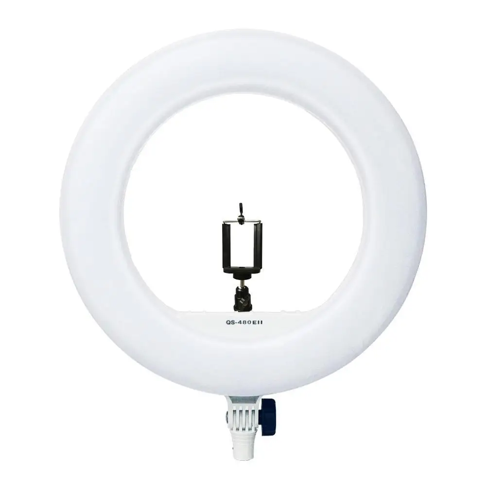 

Yidoblo QS-480EII Makeup Tattoo Photography Ring lamp 18\" 480PCS LED Ring Light Warm & Cold Color Adjustable Ring Lamp Kit