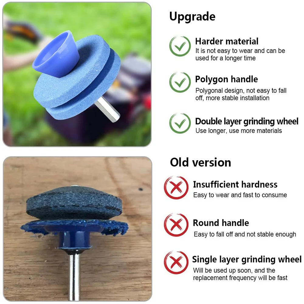 Быстрее газон точилка для косилки газонокосилка Пильная шина заточного