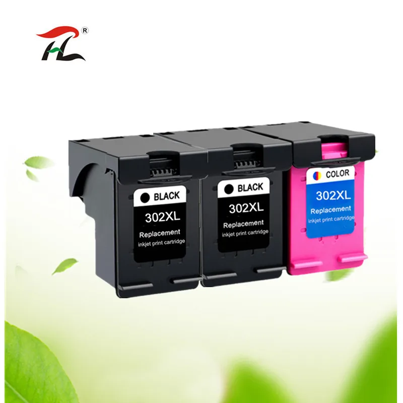 2Black 1Color Совместимость 302XL чернильный картридж для hp 302 XL для hp 302 для hp Deskjet 2130 2135 1110 3630 3632 Officejet 3830 3834 4650 - Цвет: 2Black 1Color