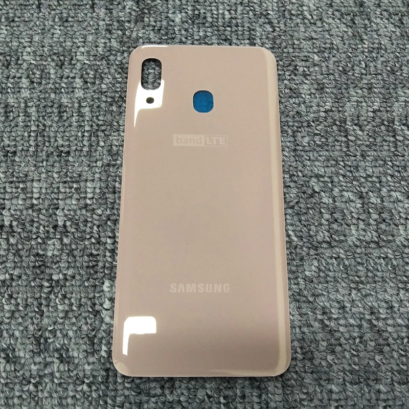 Samsung Galaxy A20 A 20 задняя крышка батарейного отсека задняя крышка корпуса чехол Замена для Galaxy A20 A 20 A205 SM-A205F - Цвет: Gold