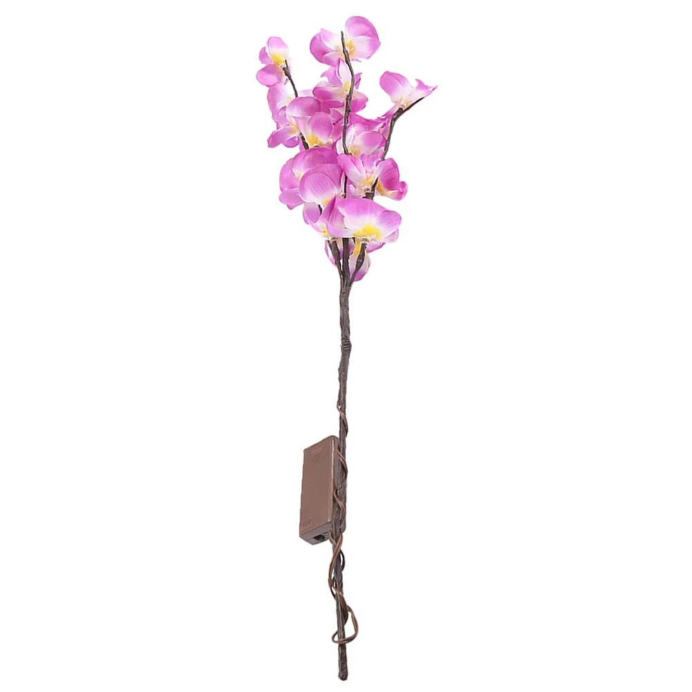 

73cm LED Simulation Orchid Branch Lights Flower Twig Home Decor Floral Lights Wedding Home Indoor Decorations