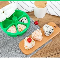 triangle rice ball lunch box japanese sushi grinding tool six in one for porphyra rice making tool mold box