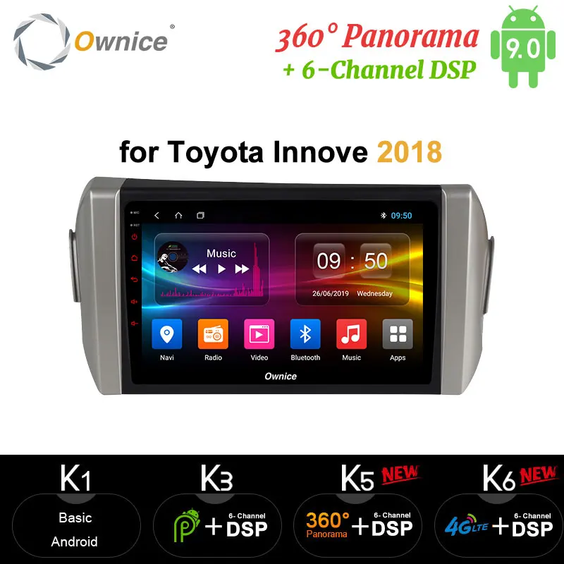 Ownice carplay 9 дюймов 4G + 64G Android10 Автомобильный DVD Радио GPS Navi карта 360 панорама DSP SPDIF для