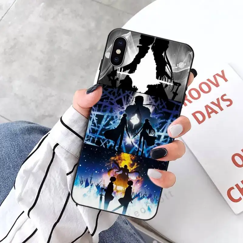 

Sword Art Online Phone Case for iPhone 11 12 mini pro XS MAX 8 7 6 6S Plus X 5S SE 2020 XR