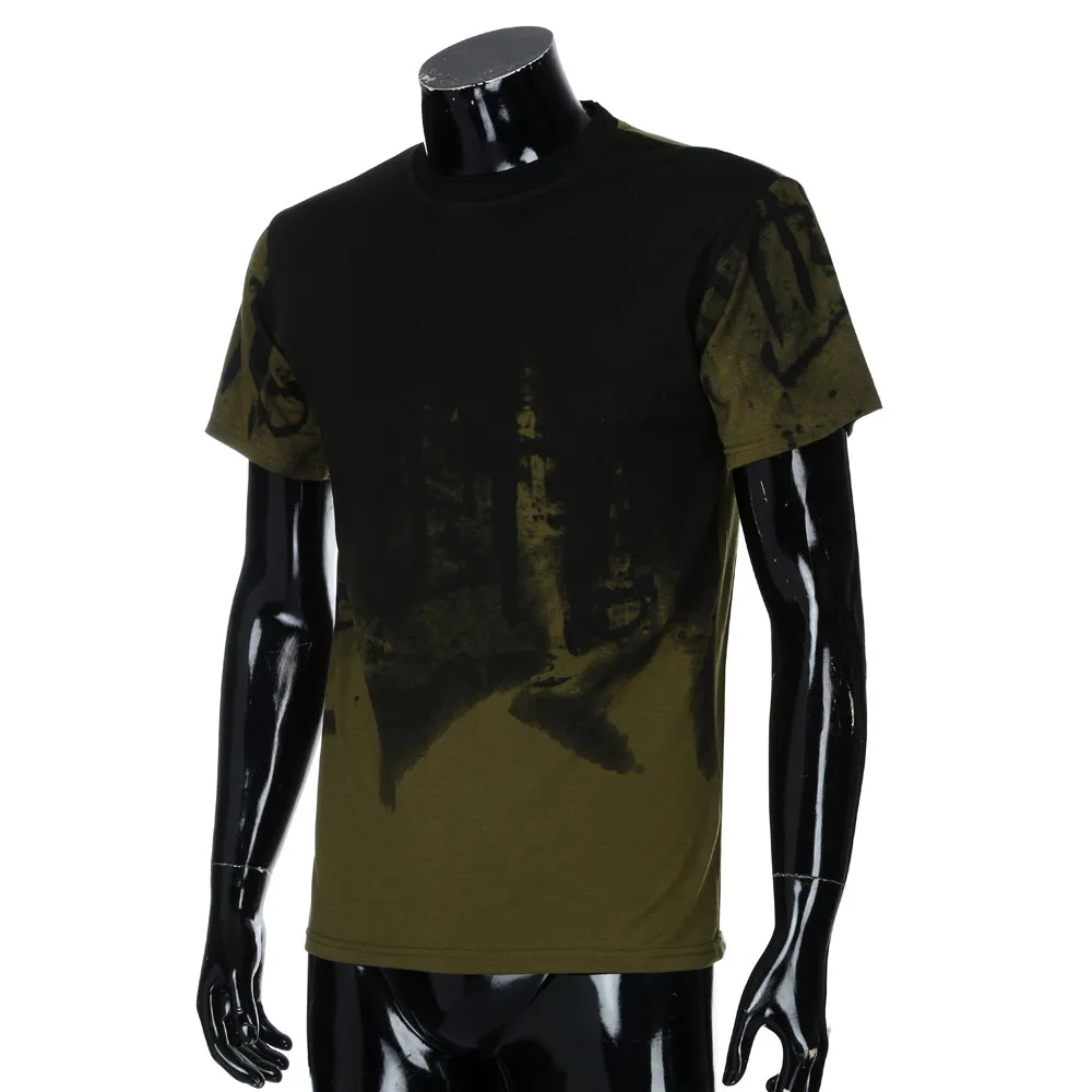 Футболка мужская с круглым вырезом и коротким рукавом Повседневная модная