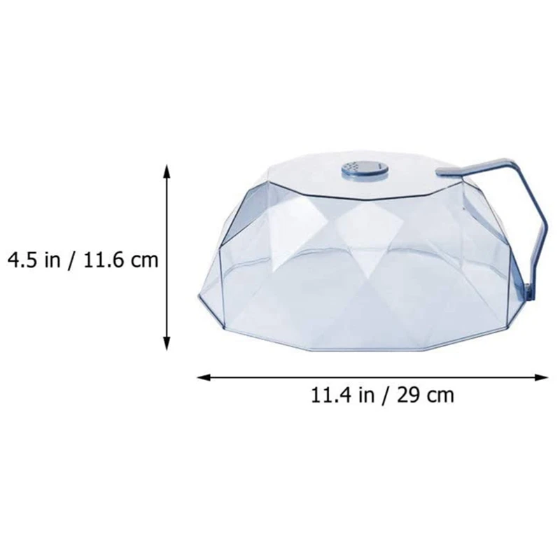 

Microwave Plate Covers Geometric Kitchen Hot Dish Plastic Dish Cover Refrigerator Fresh-Keeping Oil-Proof Cover