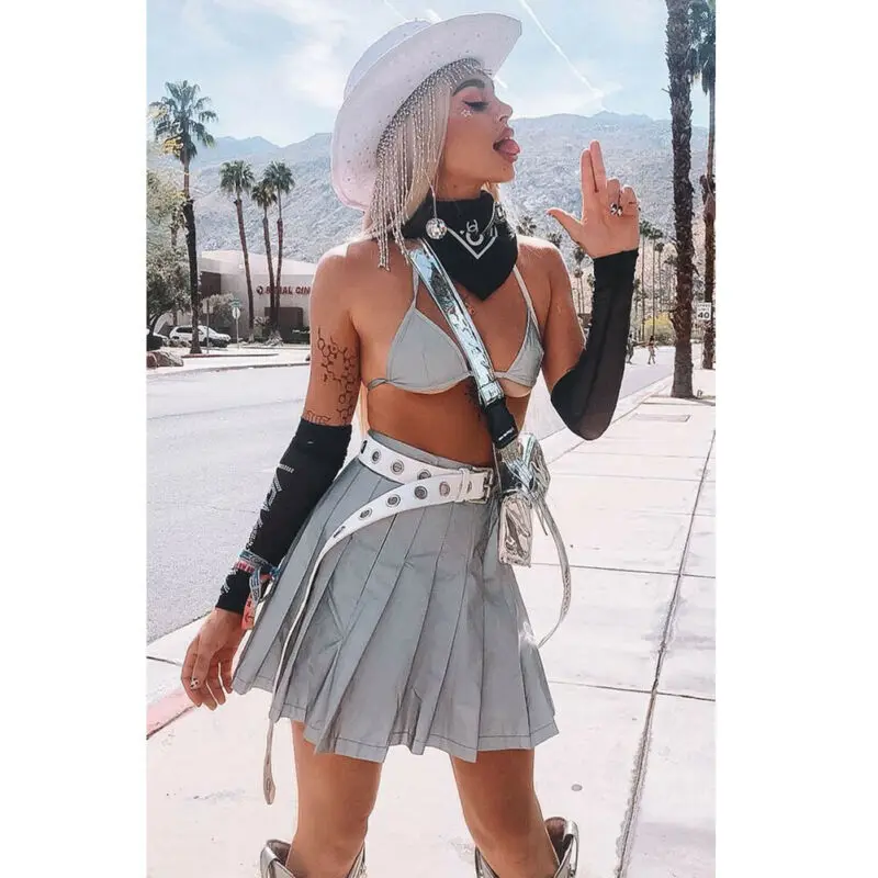 Женская короткая мини юбка длинная Макси с высокой талией летняя плиссированная