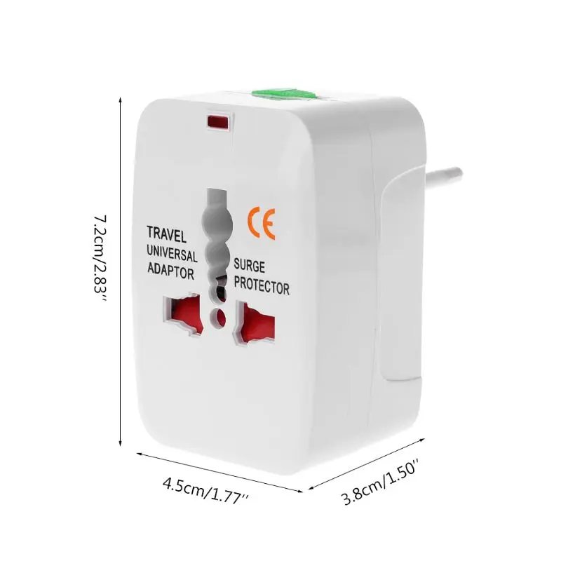 

New EU AU UK US To Universal World Adapter Socket Convertor Travel AC Power Plug