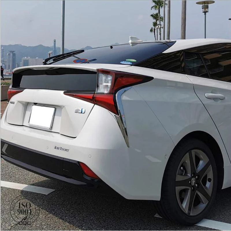 Наклейка на светильник нюю фару для Toyota Prius 50 2019 -2022 аксессуары ABS Chrome