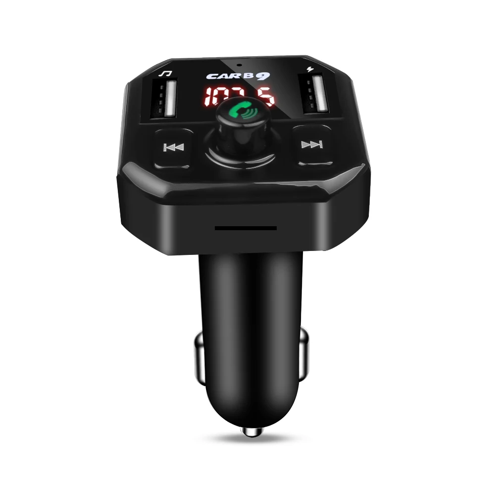 Автомобильное зарядное устройство Kebidu с двумя USB портами Bluetooth для телефона FM