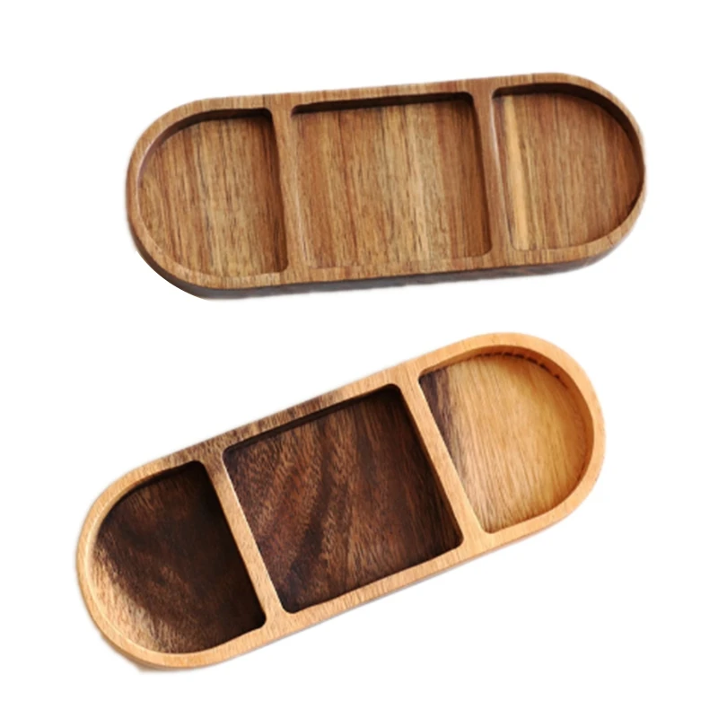 2 шт. деревянный сушеный фруктовый тарелка креативный японский лоток для