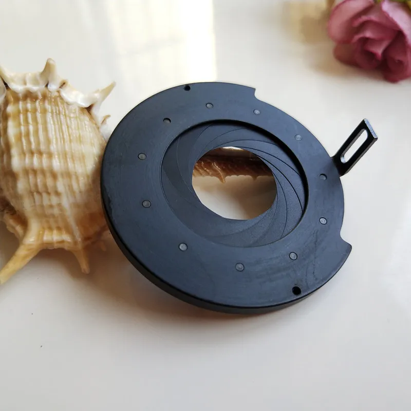 

100pcs Zoom Optical Iris Diaphragm Aperture Condenser 11 Blades Digital Camera Monitor Microscope Adapter 2-29mm Amplifying