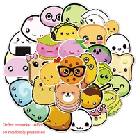 103050 pcs cute cartoon sushi rice ball poster stickers fridge phone laptop luggage wall notebook graffiti kids toys gifts