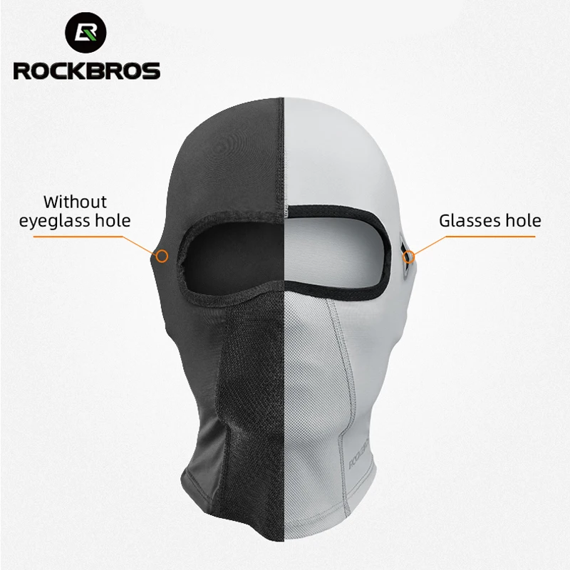 Велосипедная маска для лица ROCKBROS летняя дышащая Солнцезащитная быстросохнущая с