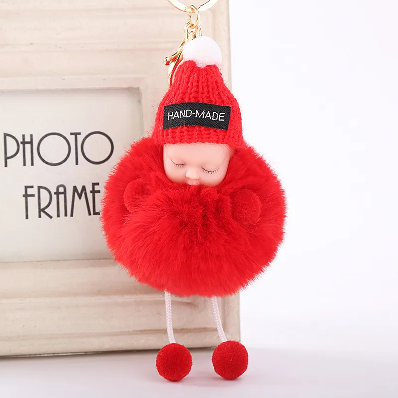 Модные красочные милые Спящая кукла с ногой брелок держатель сумка Подвеска