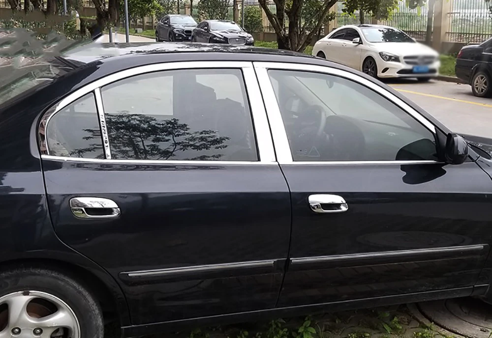 Для Hyundai Elantra 2004 до 2012 Нержавеющая сталь автомобильное окно центральный столб