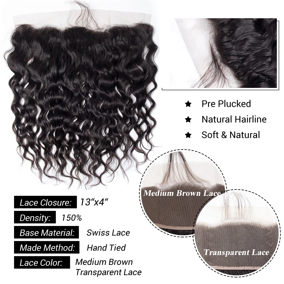 Волосы Tinashe бразильские волнистые пучки с фронтальной Реми человеческие волосы