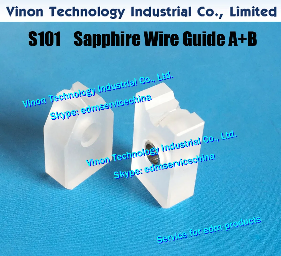 

d=0.155mm Sapphire Split Wire Guide A+B S101 3083863 edm Upper Guide AB Set 0.155mm 0205101 for AQ,A,EPOC,AQ537,AQ325 wire-cut