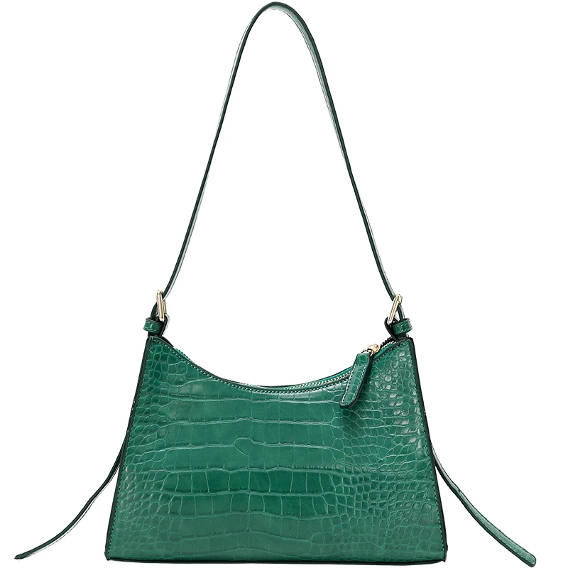 

NEW Crocodile Pattern Retro Women's Bag Messenger Bag Ladies Casual Shoulder Bag Ins Hot Small Square Bags Handbags Femme Purse