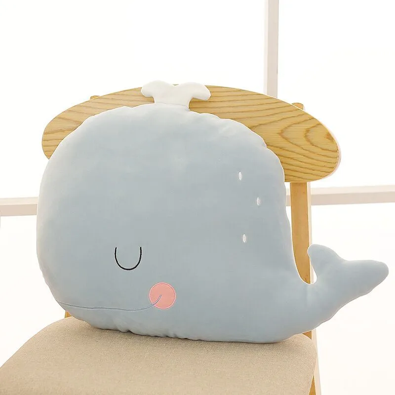

45cm Lovely Plush Toys Crab Goose Whale Lion Stuffed Soft Animal Pillow Kawaii Dolls for Birthday Christmas Valentine Gift