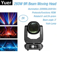 260w 9r lyre beam spot moving head light beam 260w beam 9r stage light 8 24 facet prism for disco light christmas projector dj