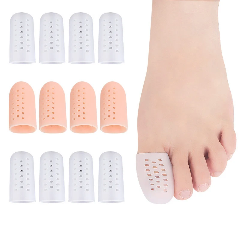 

2Pcs Silicone Gel Toe Separators Stretchers Toe Tube Corns Blisters Protector Gel Bunion Toe Finger Protection Foot Care Tool