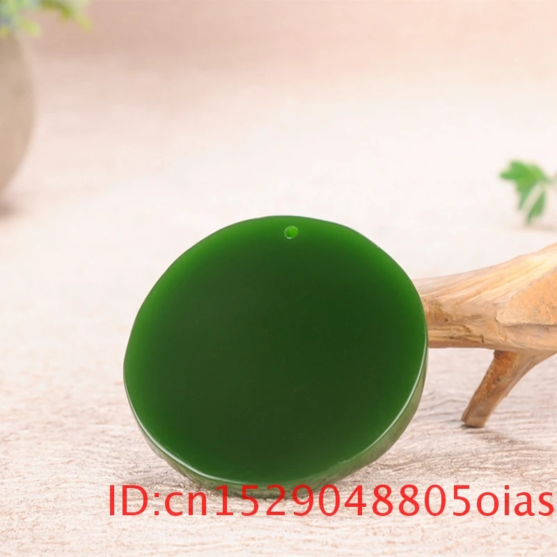 Натуральный зеленый китайский Нефритовый дракон феникс кулон ожерелье Шарм