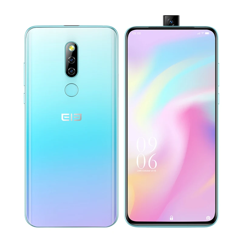 Breathing Crystal Elephone PX 6,5" FHD+ полноэкранный глобальный мобильный телефон Android 9,0 MT6763 дизайн всплывающая камера 16 МП камера смартфон - Цвет: Breathing Crystal