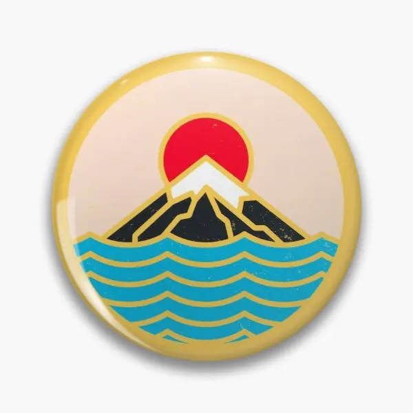 

Мягкая булавка для пуговиц Fuji, подарок, модный Забавный декор, милый значок для детской одежды, металлический женский воротник для влюбленн...