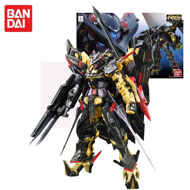 

Bandai Original RG 24 1/144 Heresy Gold Machine Gundam Anime Action Figure Plastic Model Kit Ornament Mecha Assembled Toy Gift