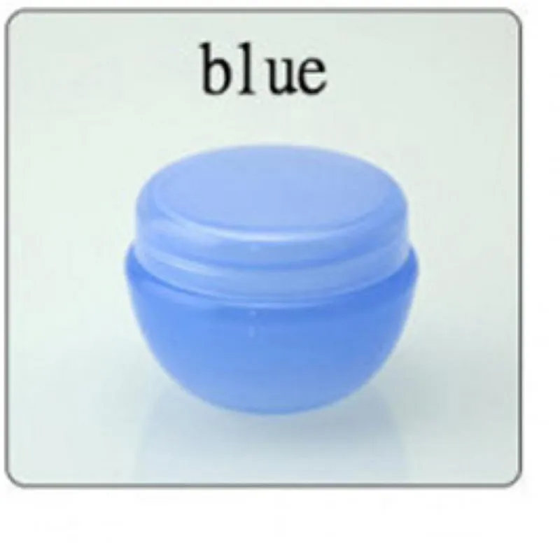 blue 5 цветов 5 шт. пластиковые бутылки для многоразового использования Пустая палитра банка для пищевых продуктов путешествия крем для лица/лосьон/косметический контейнер Объем 5 г - Цвет: blue