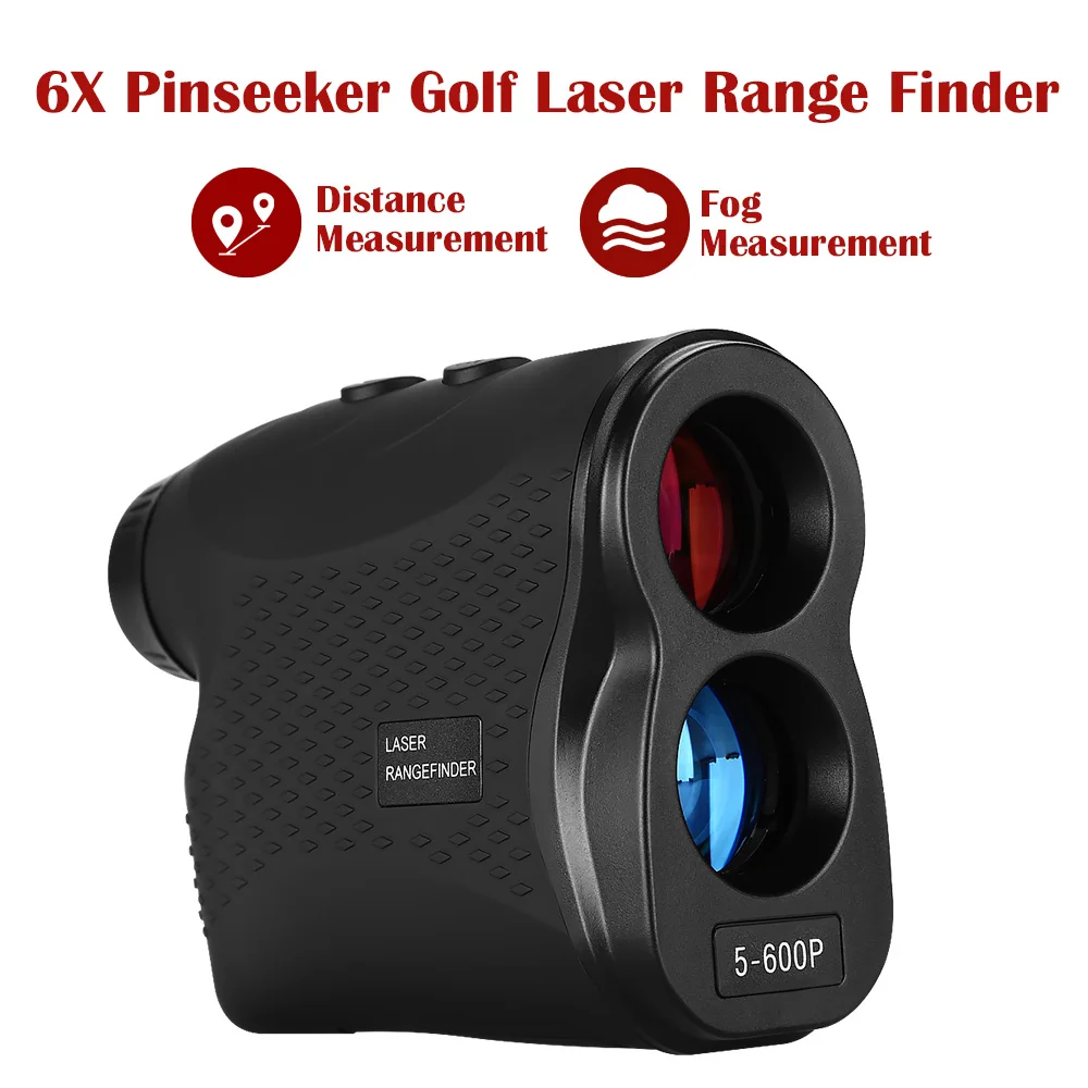 6X 600M Laser Distance Meter Laser Rangefinder Monocular Telescope Golf Digital Monocular Range Finder Angle Speed Measure Tool