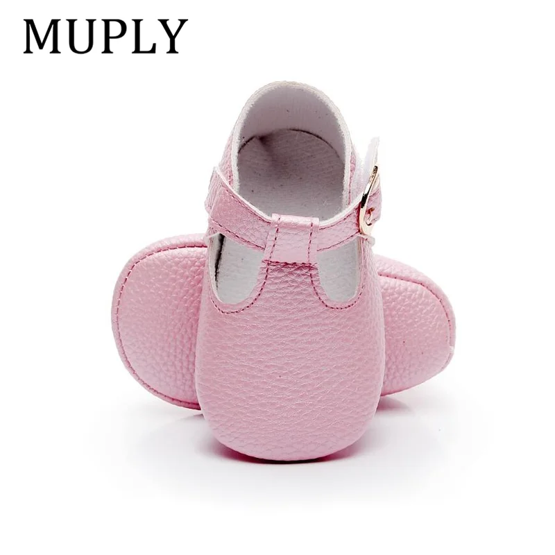 2022 new Arrival Newborn baby shoes PU Leather baby girl shoes soft sole first walker Princess Shoes for 0-18M