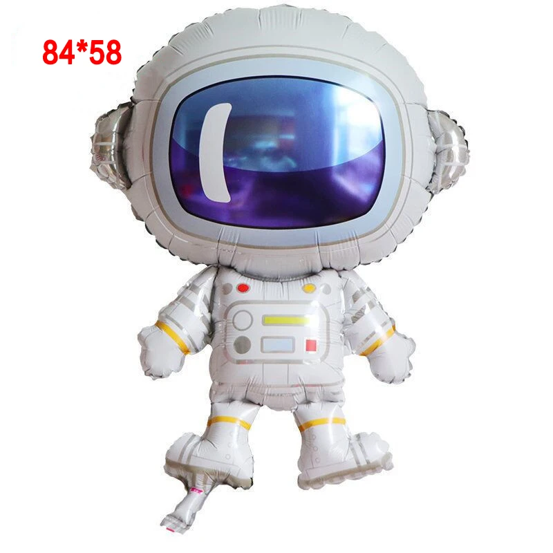 

5pcs Outer Space Party Astronaut Rocket Ship Foil Balloons Galaxy/Solar System Theme Party Kids Birthday Party Decoration Favors