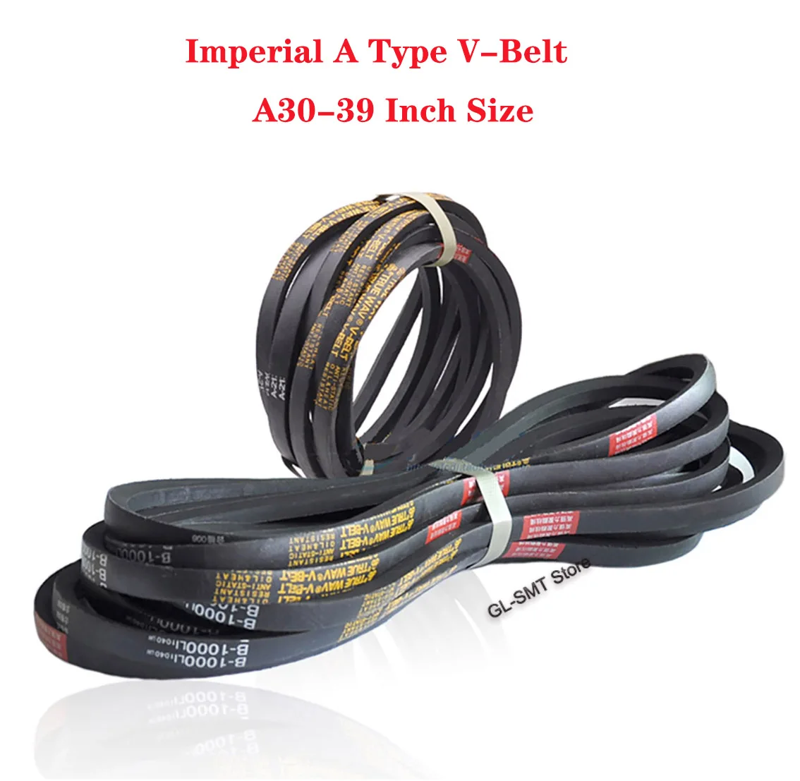 

1Pcs Imperial A Type Triangle Belt A30-39 Inch Size Black Rubber V-Belt Industrial Agricultural Mechanical Transmission Belt