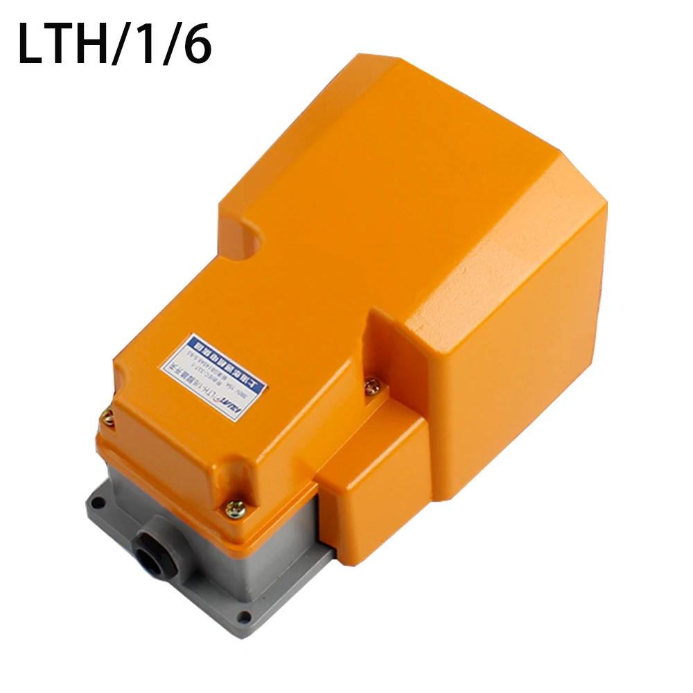 

LTH-1/6 ножной переключатель Алюминий оболочки станка Запчасти точка затвердевания серебра электрические Мощность промышленный сброс ножной...