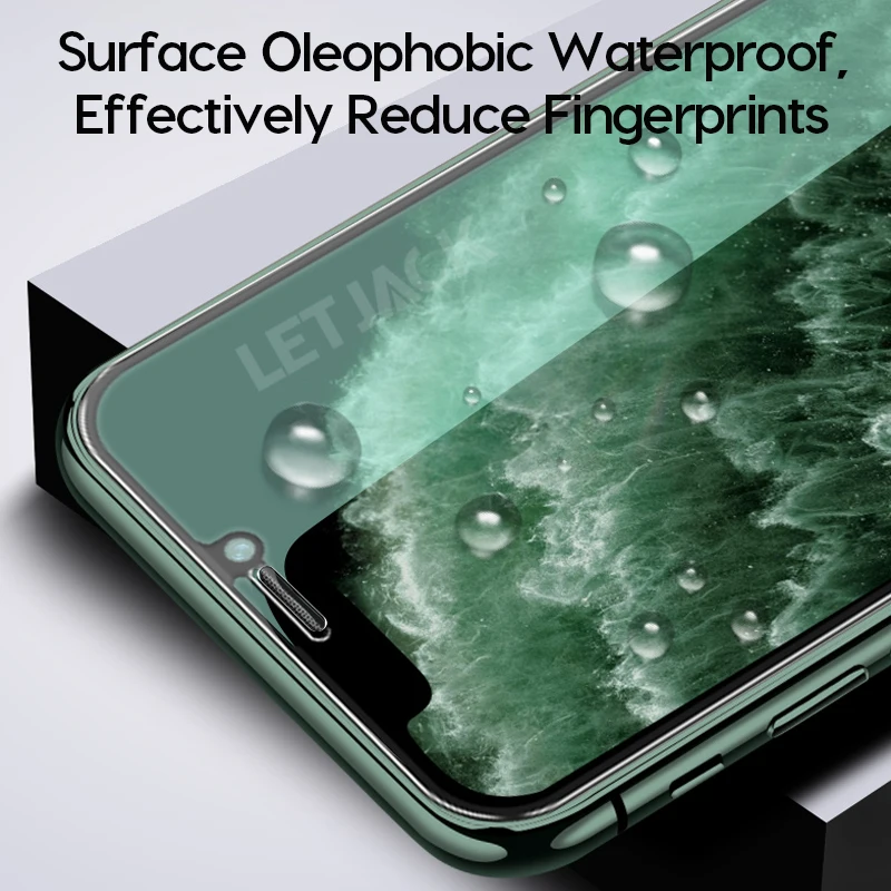 

Full Cover Protection Eye Green Light Tempered Glass for iPhone 11 Pro Max X XR XS Max Screen Protector for iPhone 7 8 6 6S Plus