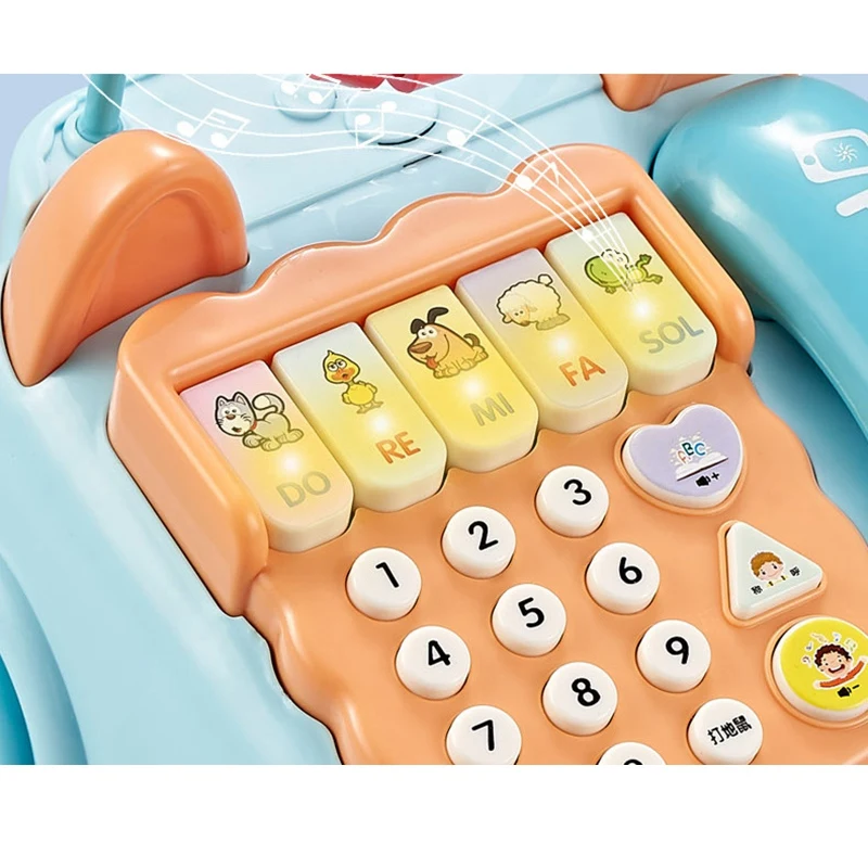 

Early Education Telephone Car Story Baby Puzzle Music Simulation Toy