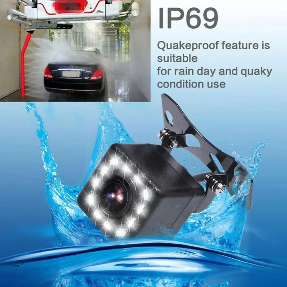

Car Rear View Camera Wide Angle Reverse Parking Waterproof LED Auto Backup Monitor Universal For BMW New HDNight Vision U5A5