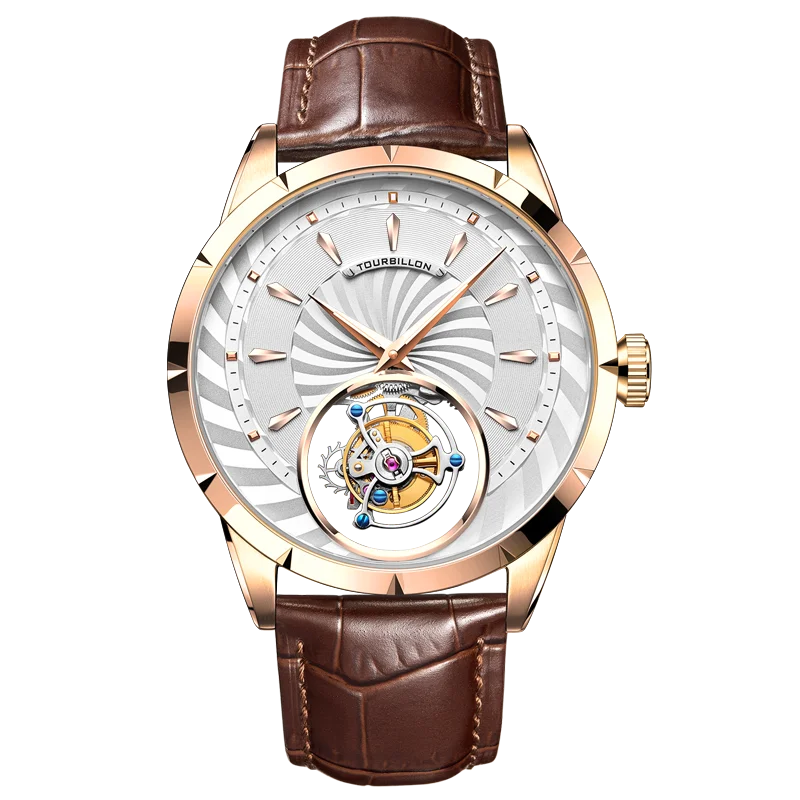 Оригинальные часы GIV Tourbillon для мужчин Топ бренд сапфировые мужские деловые