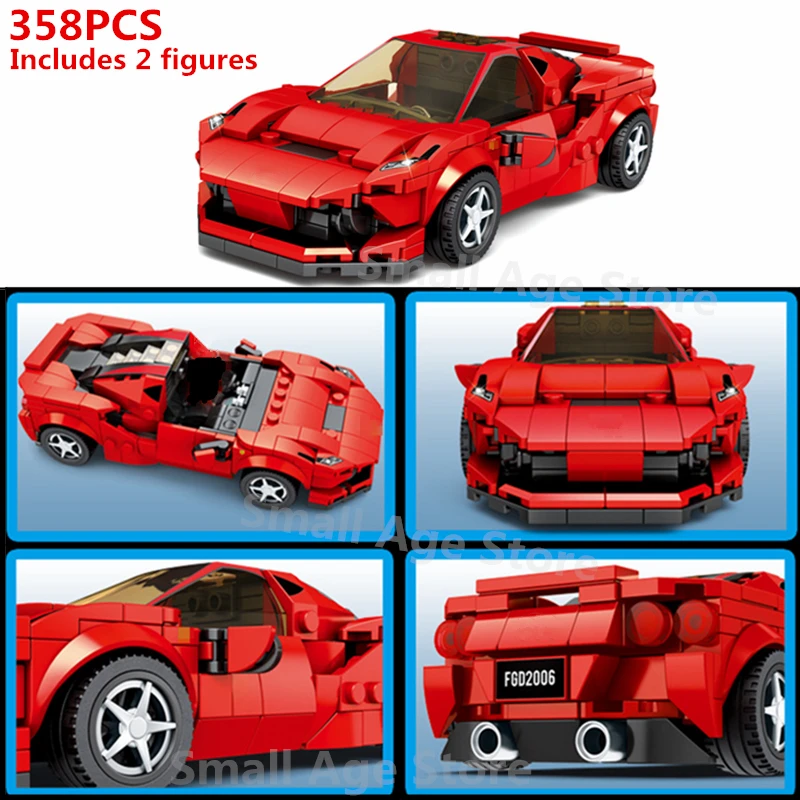 2020 новый технический Чемпион скорости строительные блоки кирпичи гонки F8 Tributolys