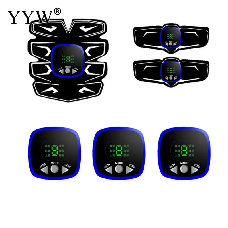 Butt Lifting Full Body Weight Loss Sticker Abdominal Training Slimming Belt Electric Massager Muscle Stimulator Set Home Fitness