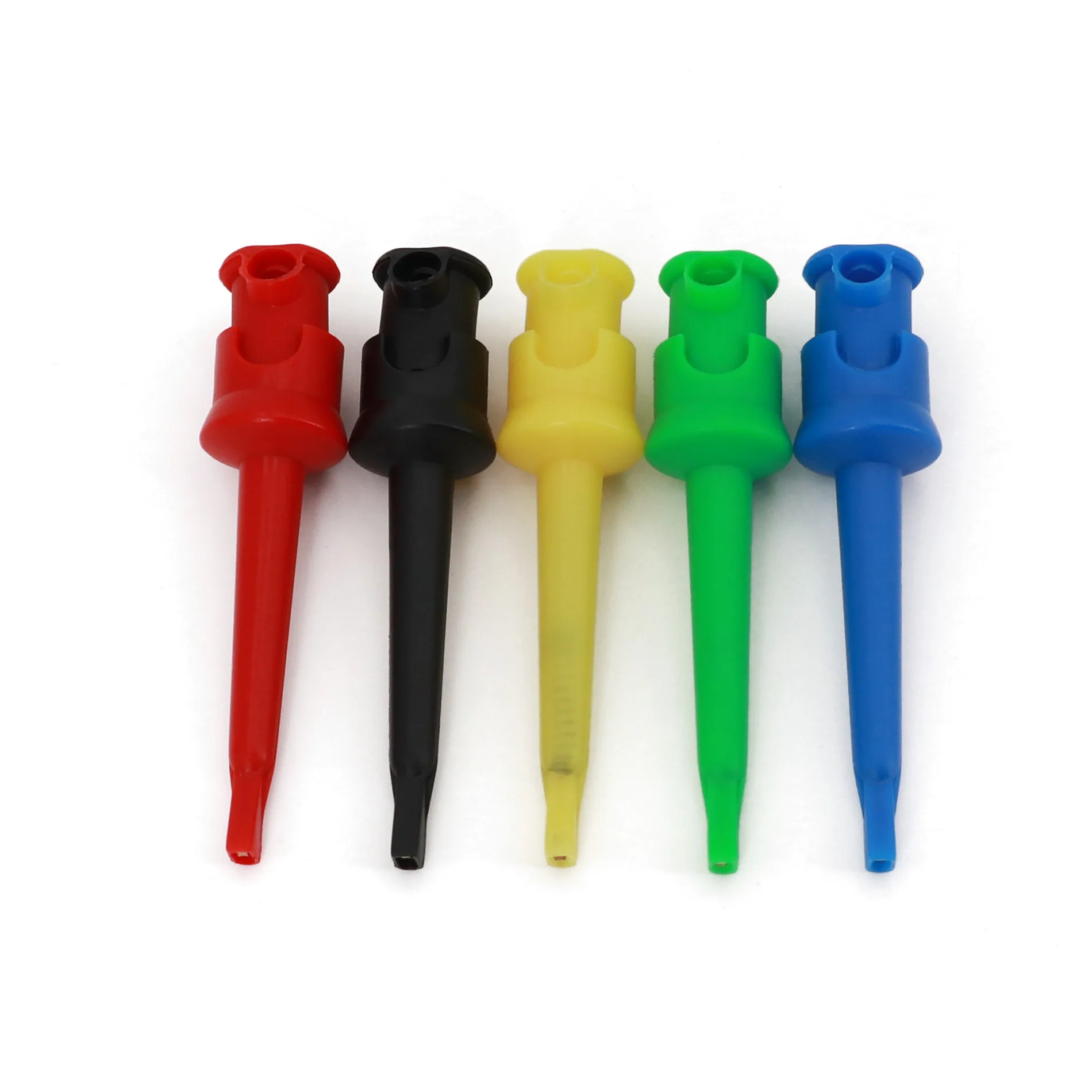 10 шт. нейлоновый изолированный припой типа 55 мм Мини тестовый зажим крюк