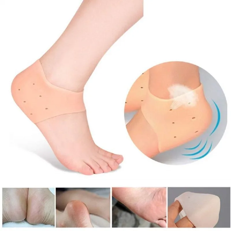 1 пара силиконовых инструментов для ухода за треснутыми ногами Увлажняющие