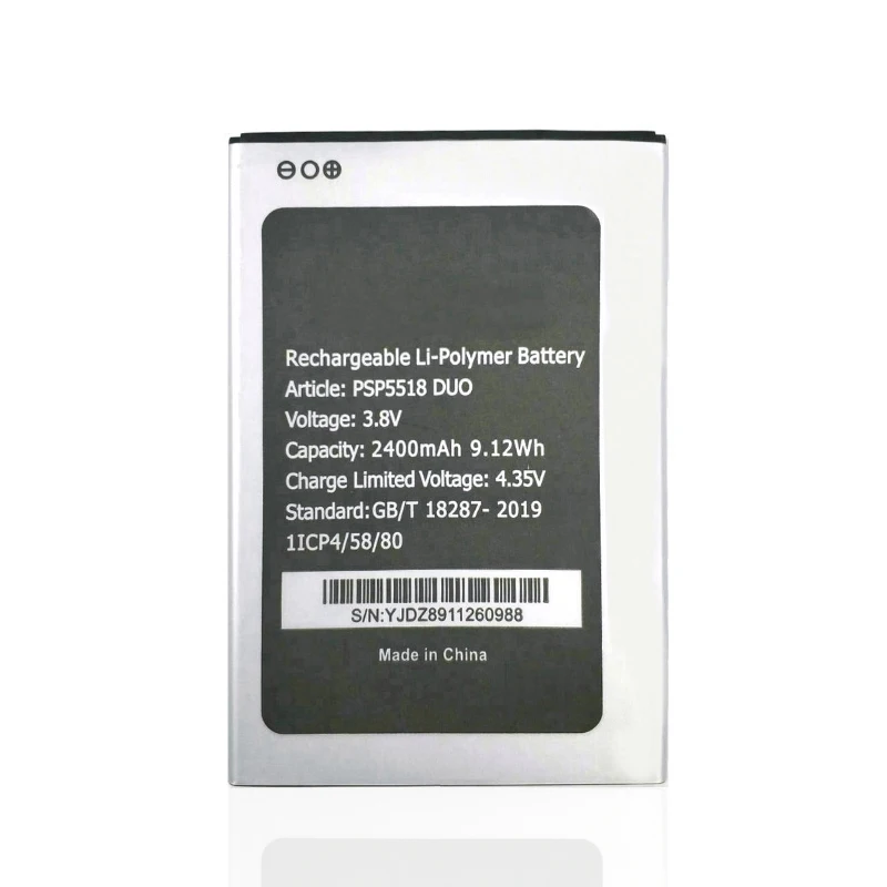 Seasonye Оригинальное 2400mAh PSP5518 DUO запасная батарея для сотового телефона +