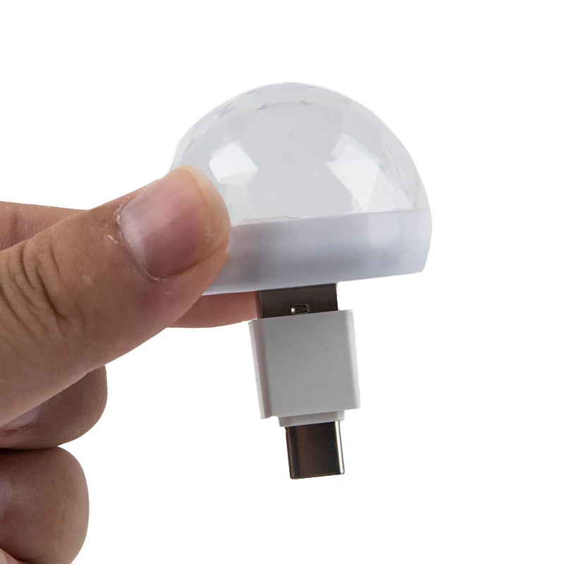 Автомобильная лампа с USB-разъемом DJ RGB миниатюрный Красочный музыкальный