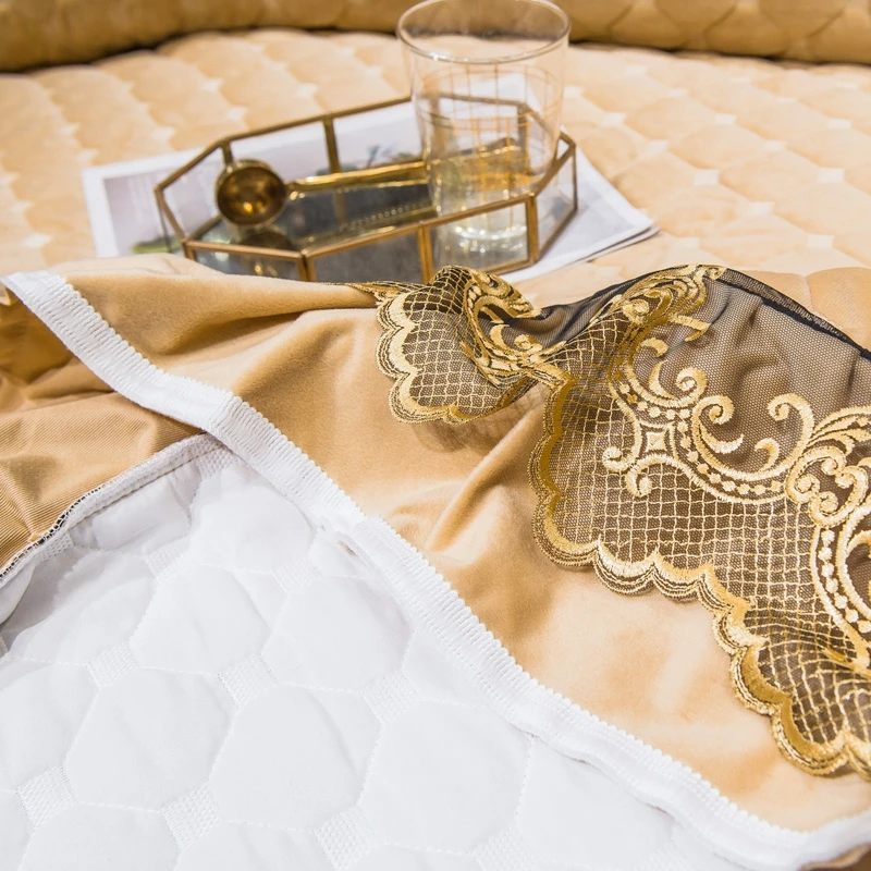 Роскошное Хрустальное бархатное Фланелевое флисовое стеганое постельное белье