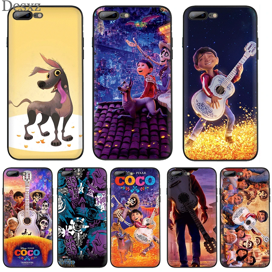 Мобильный телефон чехол для iPhone 6 6s 7 8 Plus 11 Pro X XR XS Max 5 5S SE Обложка Coco постер фильма |