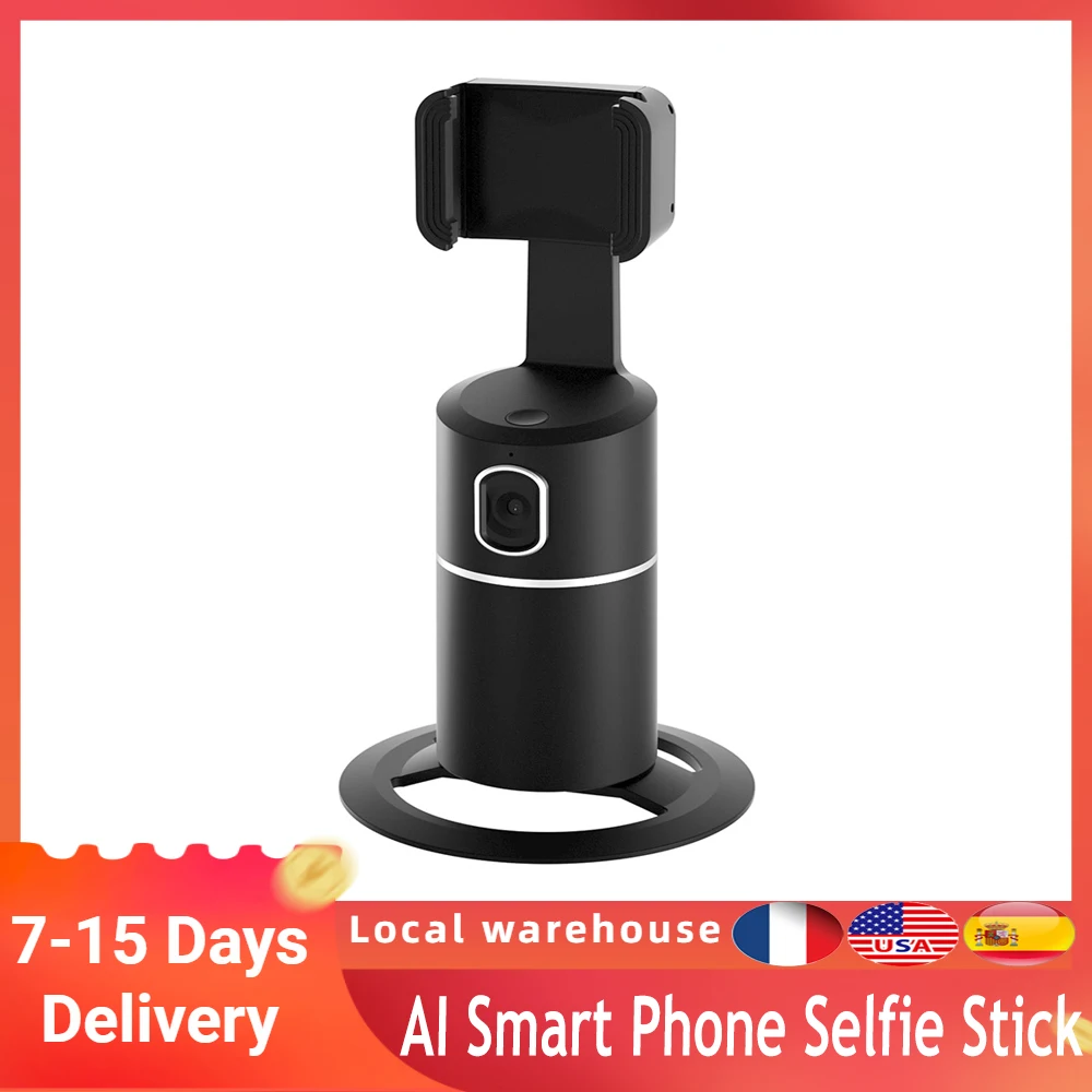 

Stabilizer for Phone Selfie Stick 360 Degree Rotation Tracking AI Smart Tracking Holder Following Shot Handheld Tripod For Phone