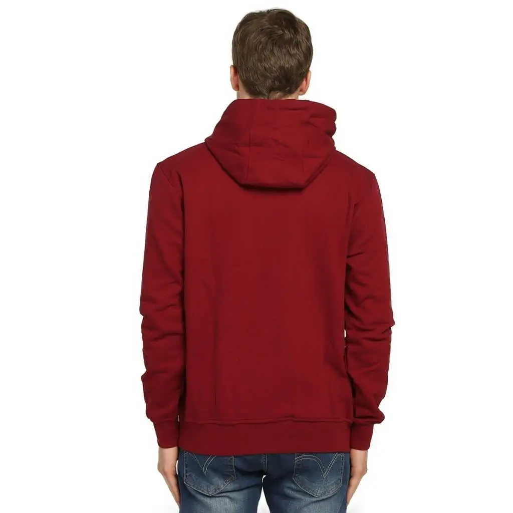 

Band Clothing-Burgundy Hooded Men 'S Sweatshirt Hoodie